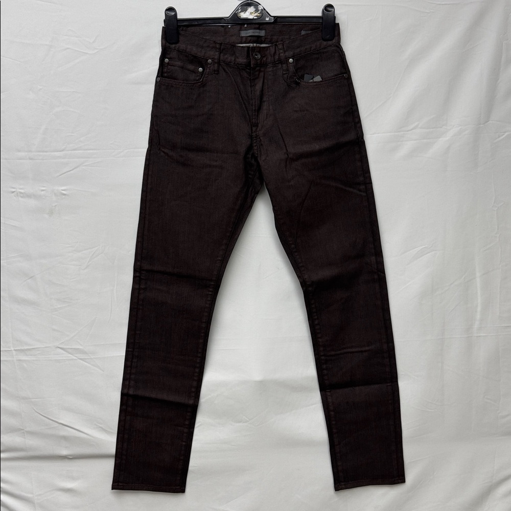 John Varvatos Dark Brown Slim Pants. (JV049)